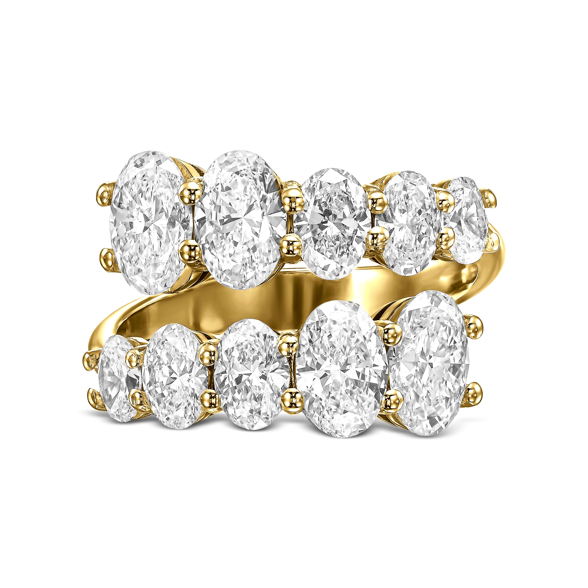 טבעת אובלים פס כפול דגרדה