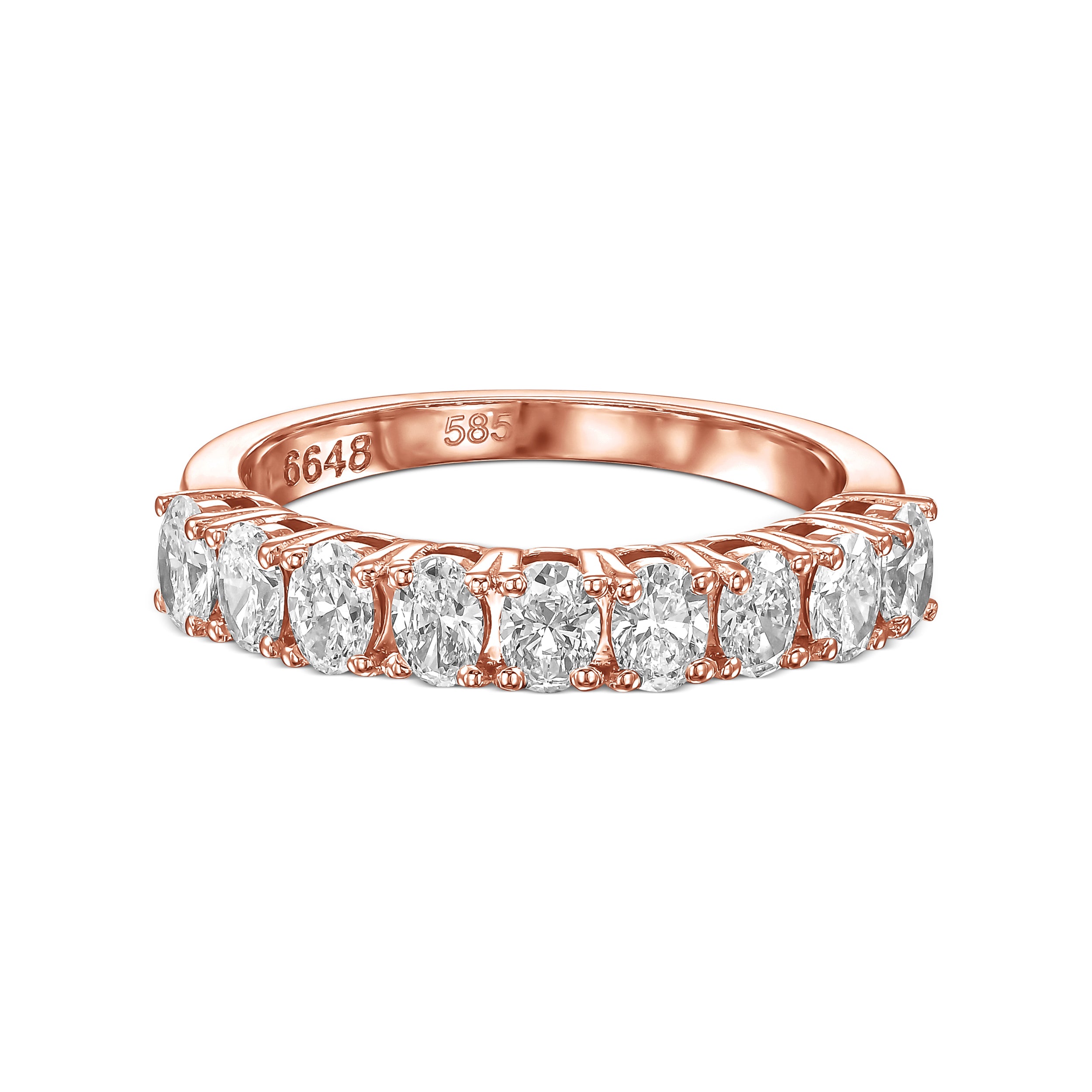 טבעת פס אובלים