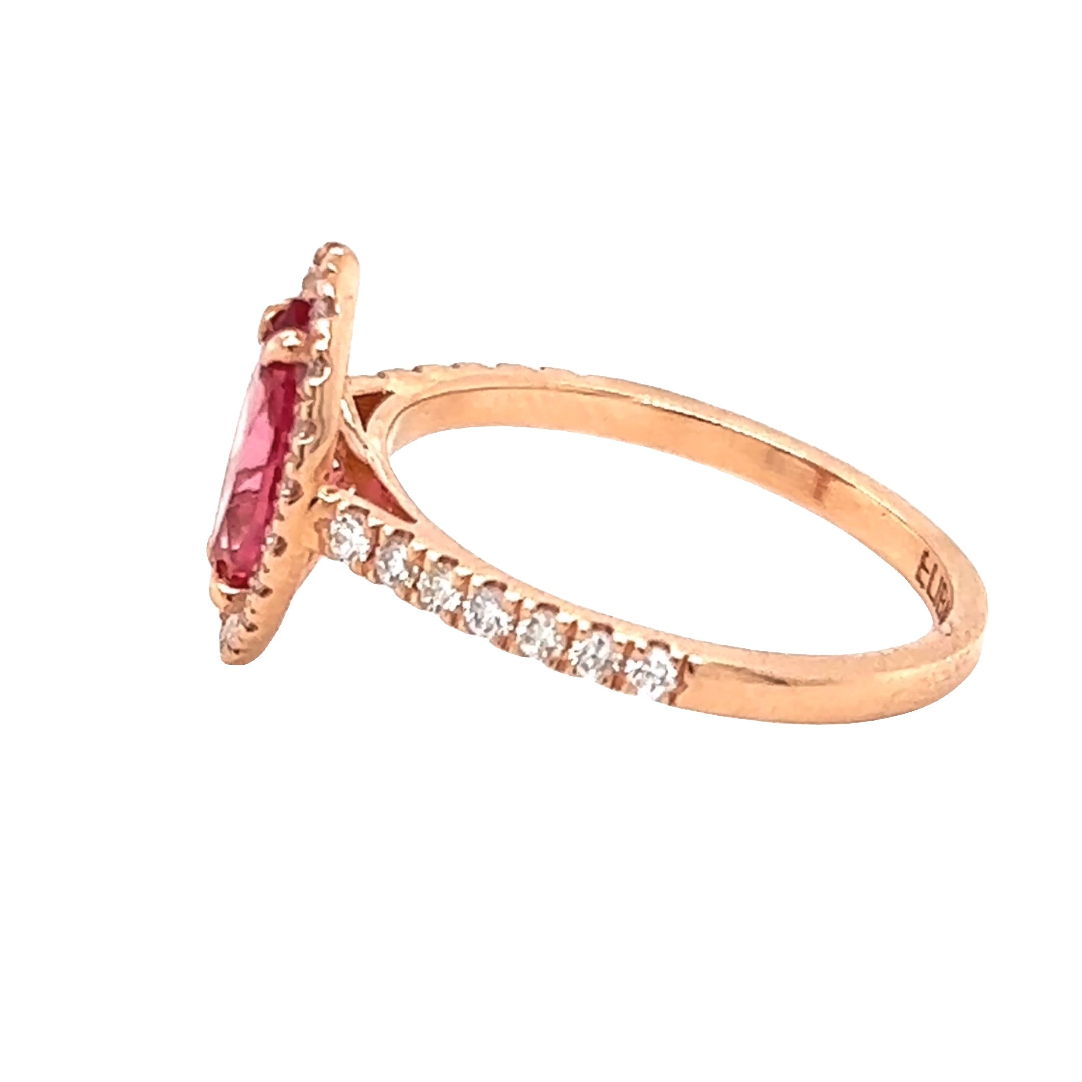 טבעת מרקיזה ורודה