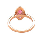 טבעת מרקיזה ורודה