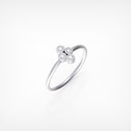 טבעת רביעיית יהלומים