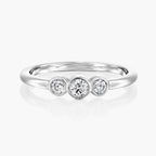 טבעת שלוש אבנים - Zoy