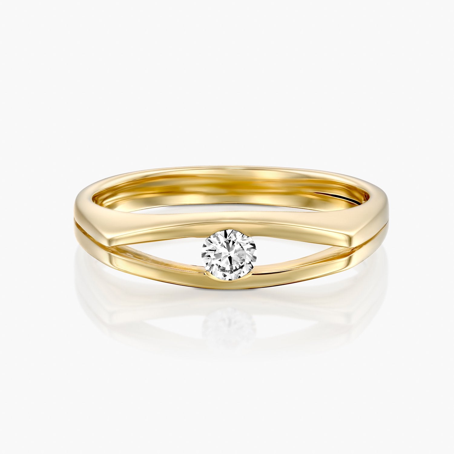 טבעת עין מפוסלת - Zoy