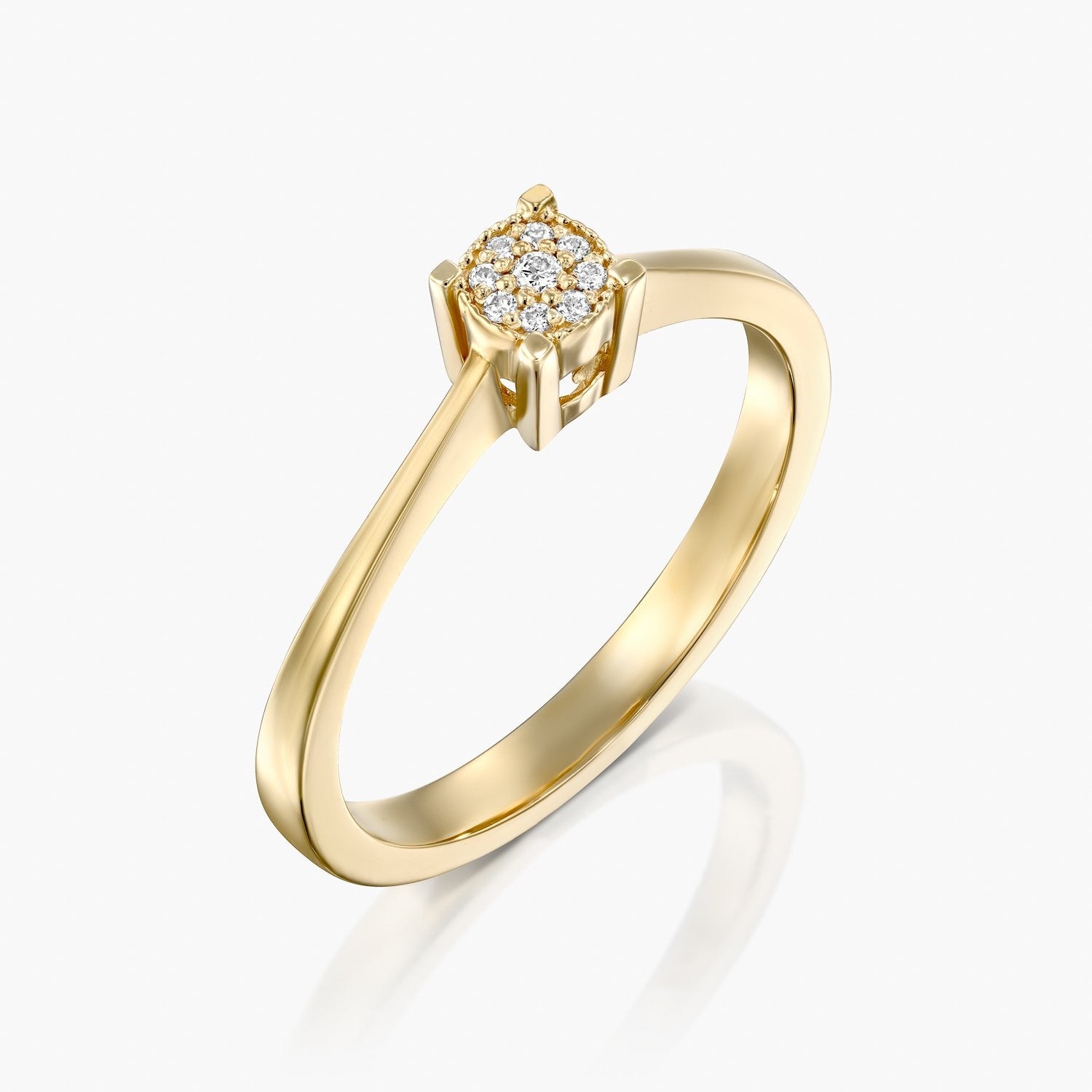 טבעת מעגל עדין - Zoy