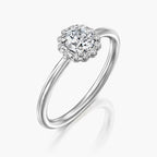 טבעת פרח מנצנץ - Zoy