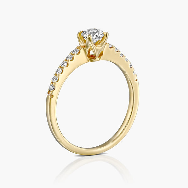 טבעת בעיצוב מסקרן - Zoy