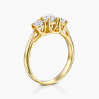 טבעת 3 אבנים משולש