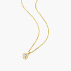 תליון יהלום זהב צהוב - Zoy