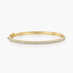 צמיד שתי שורות יהלומים עם מנגנון סגירה - Zoy