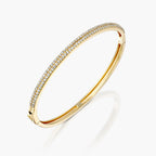 צמיד שתי שורות יהלומים עם מנגנון סגירה - Zoy