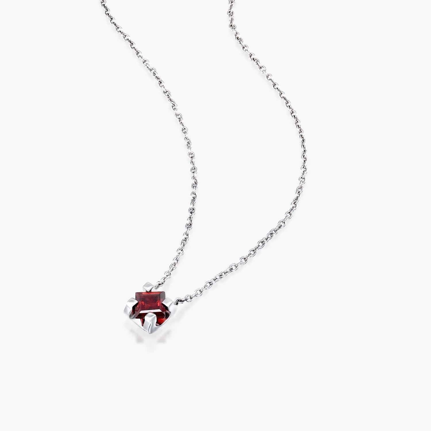 שרשרת גרנט גאומטרית - Zoy