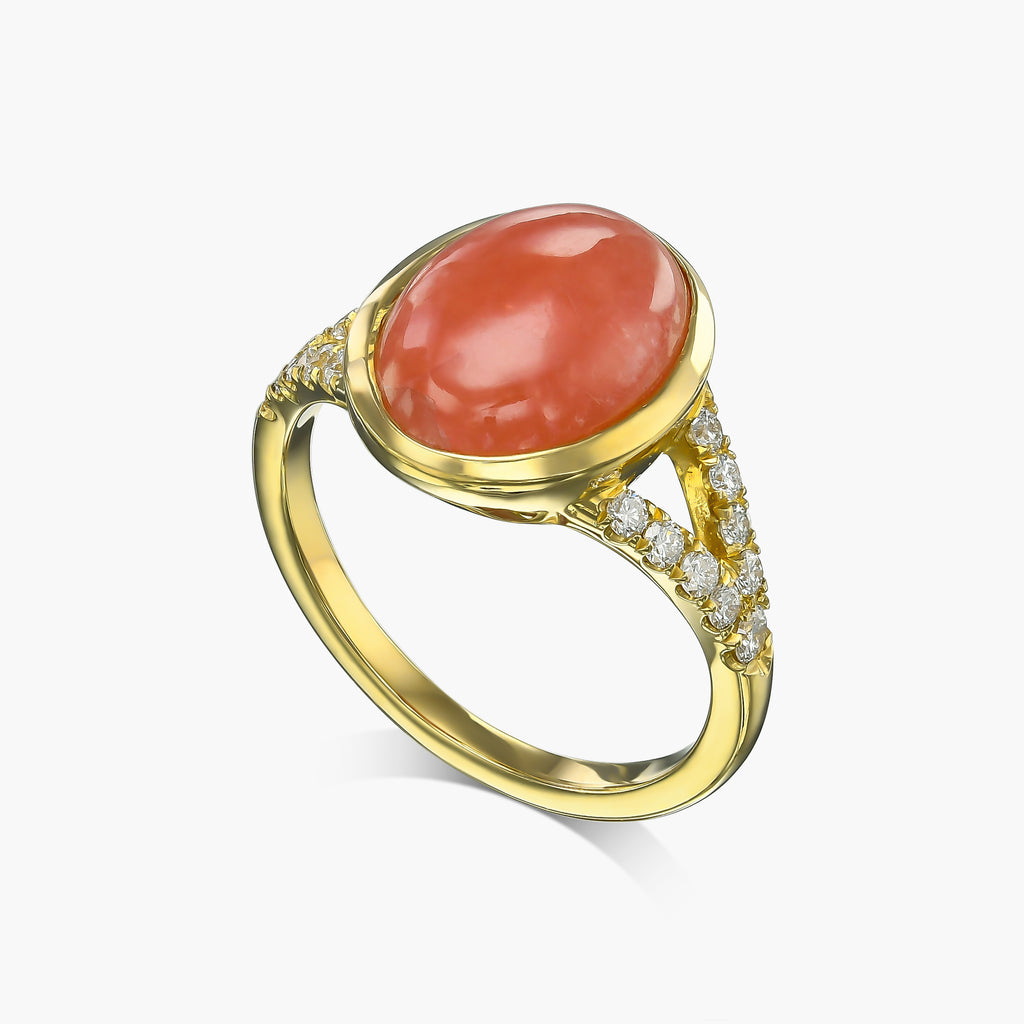 טבעת רודוקרוטיז ורוד