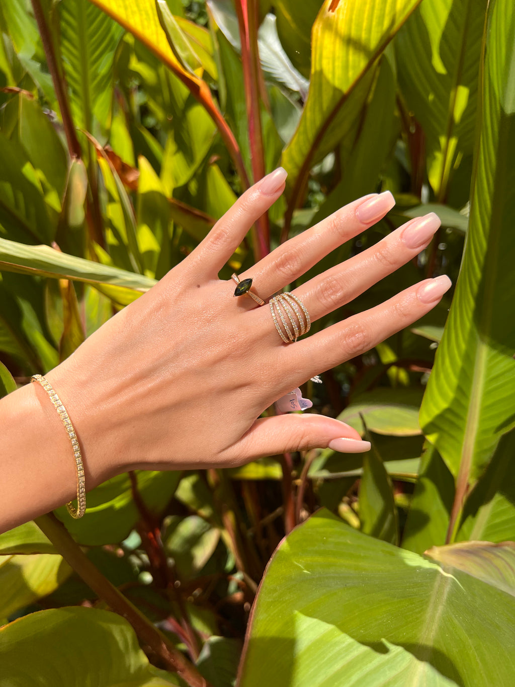 טבעת מרקיזה ירוקה