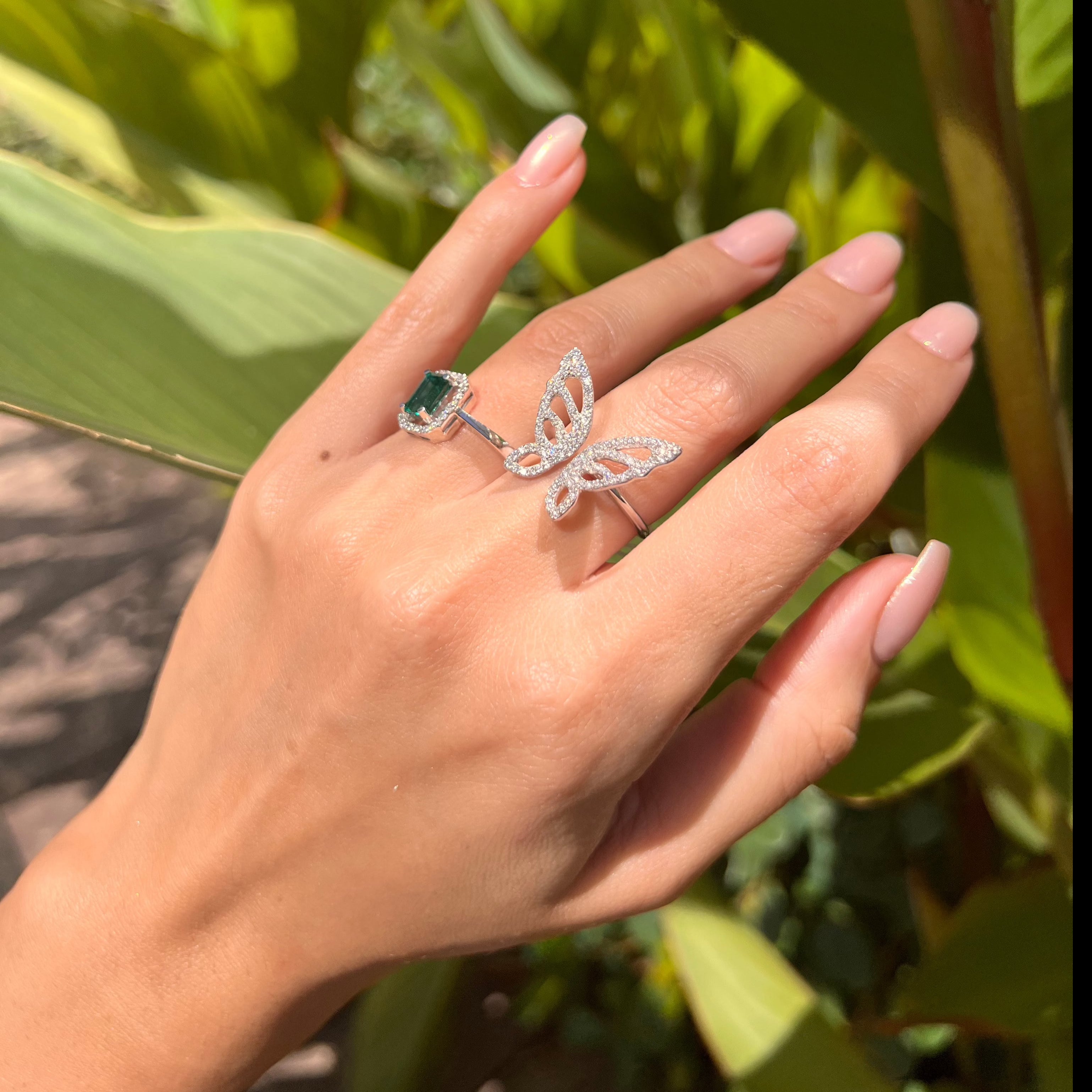 טבעת הפרפר המנצנץ