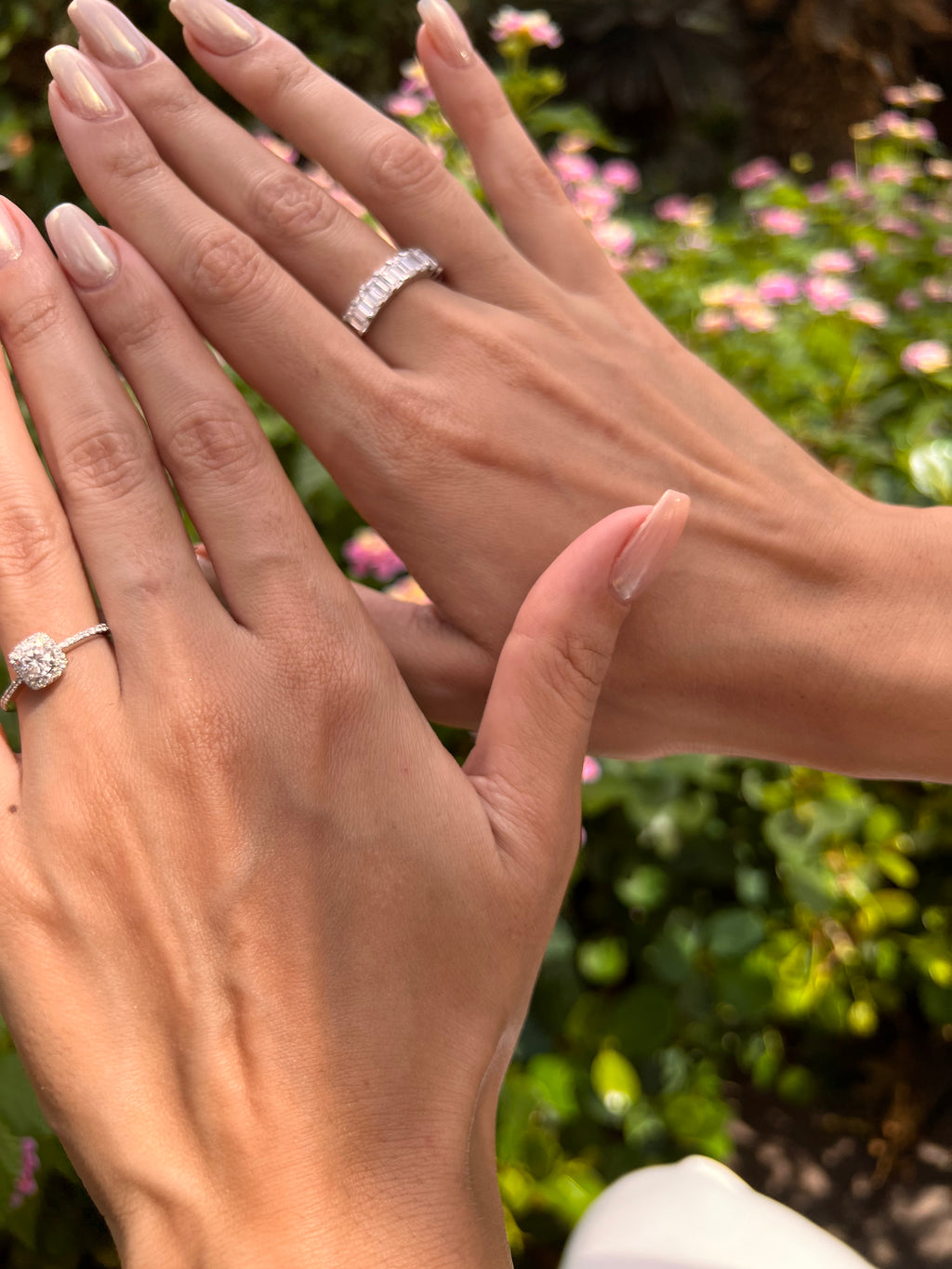 טבעת שורת אמרלד