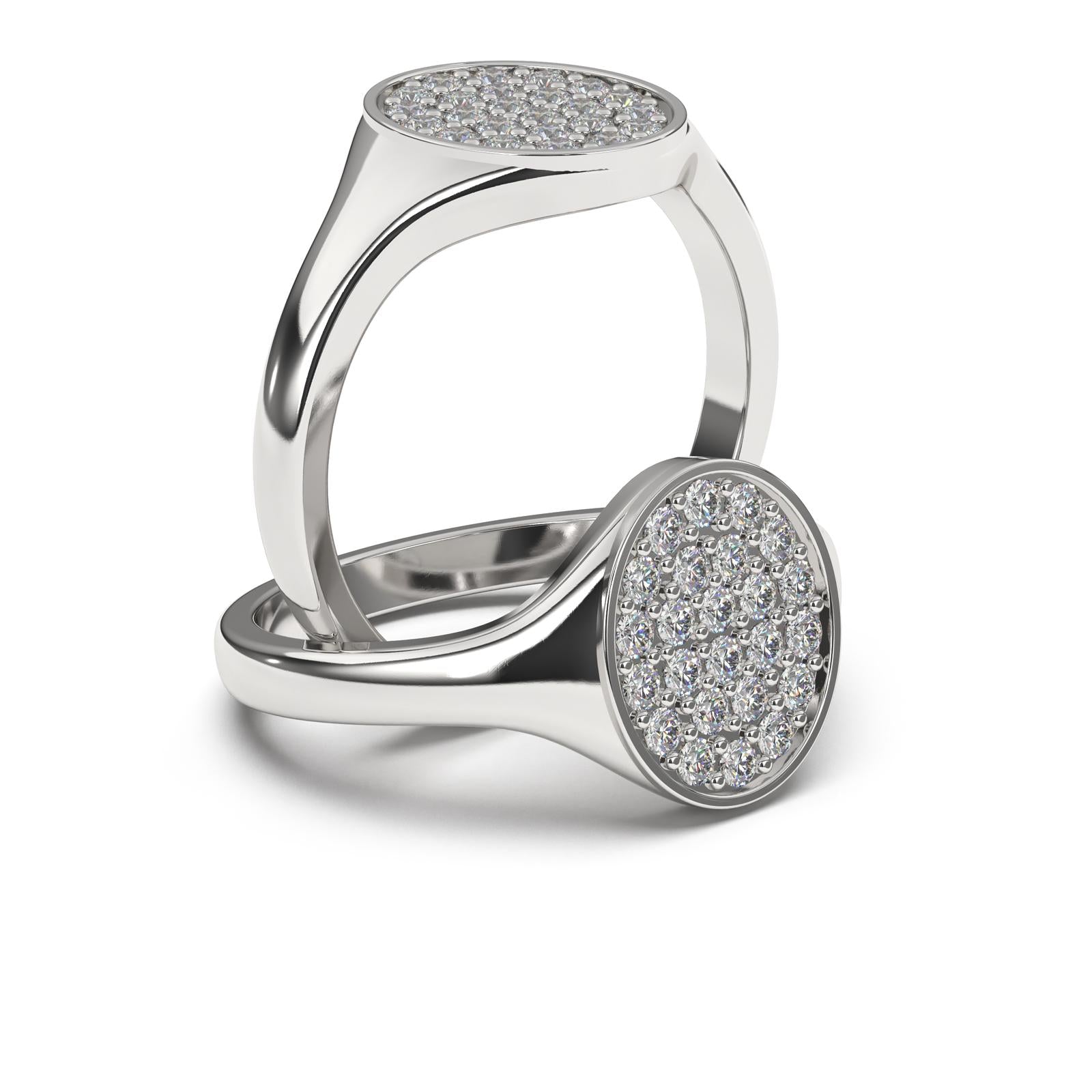 טבעת חותם עדינה