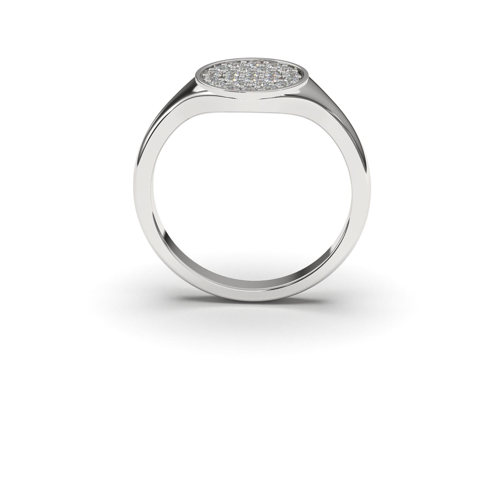 טבעת חותם עדינה