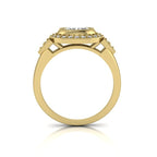 טבעת אובל וינטג 70 נק