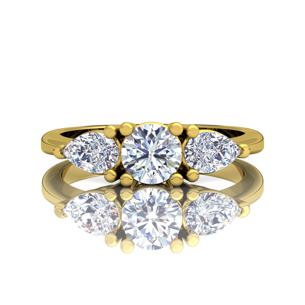 טבעת עגולה וטיפה