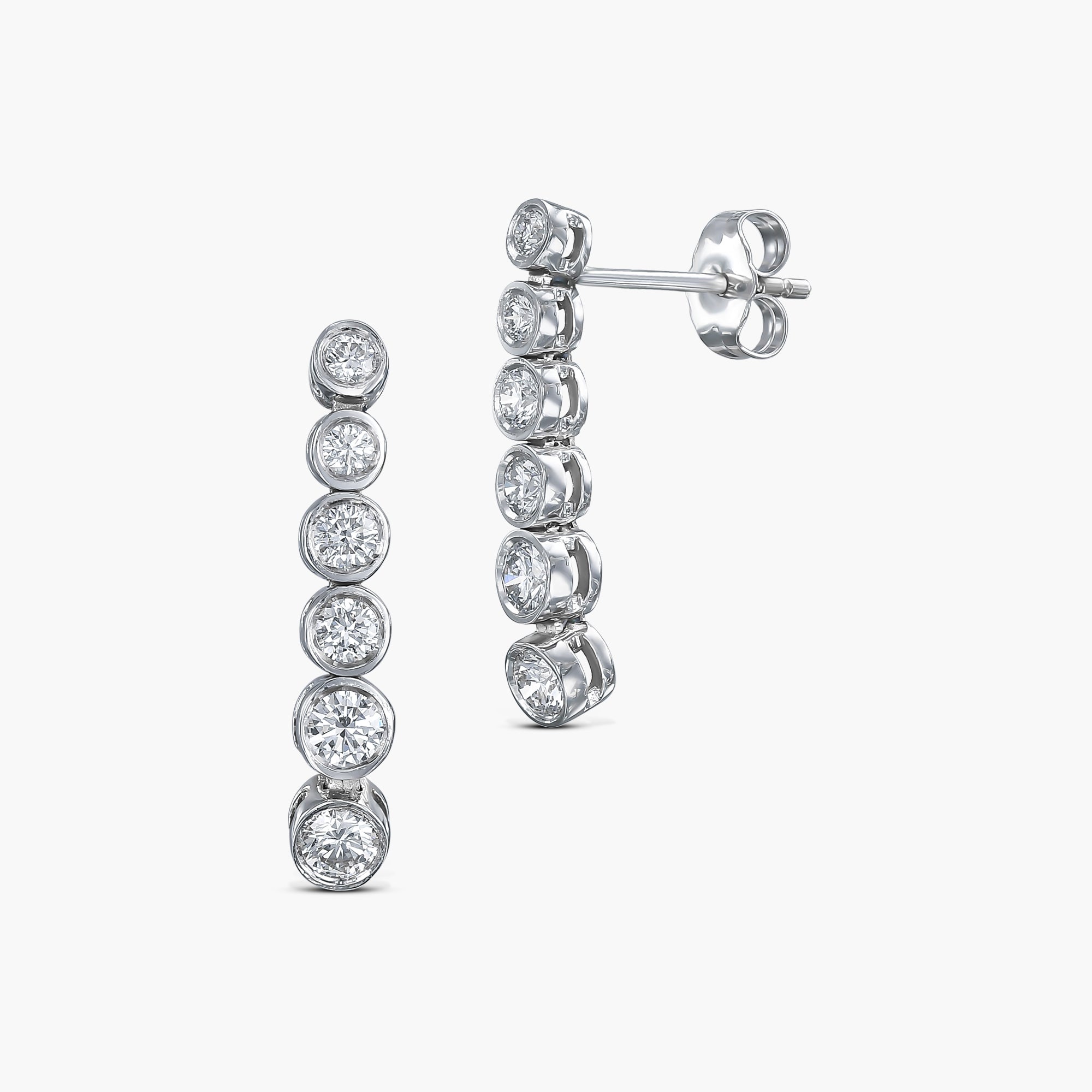 עגילים צמודים ארוכים