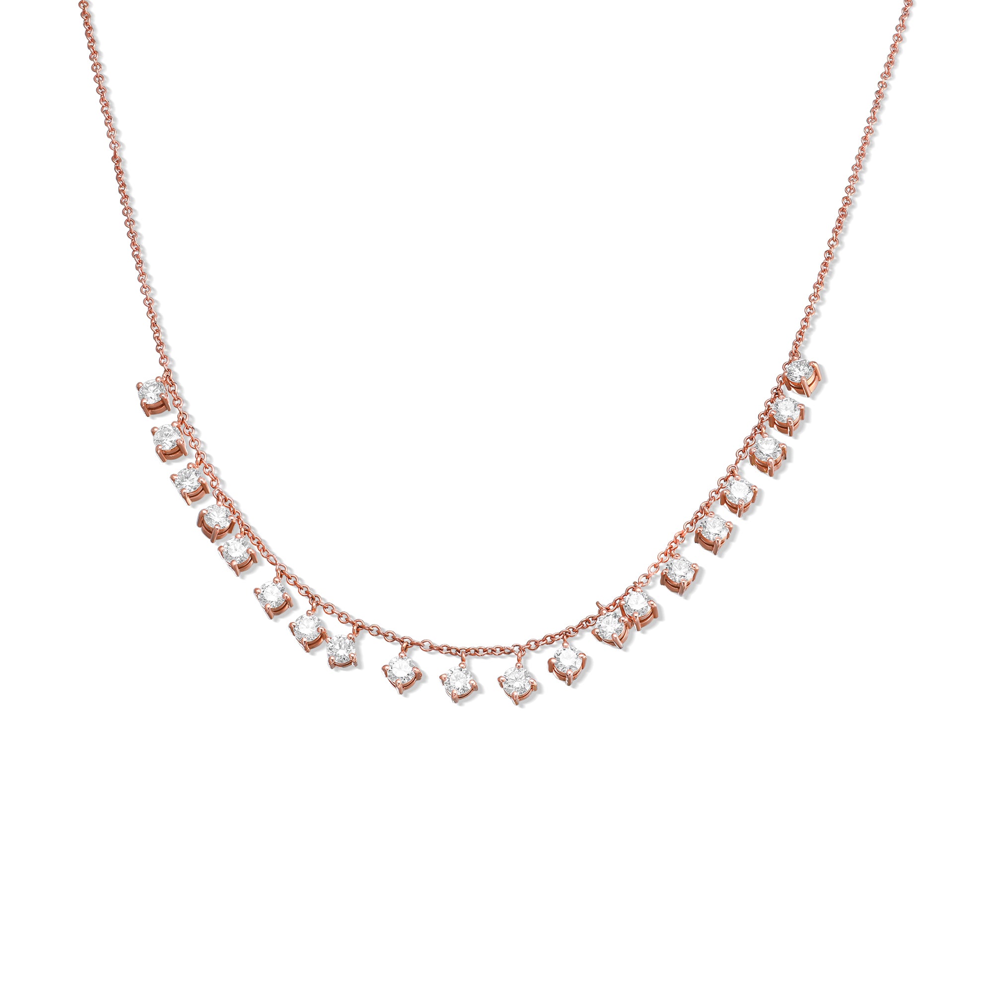 תליון יהלומים עדין