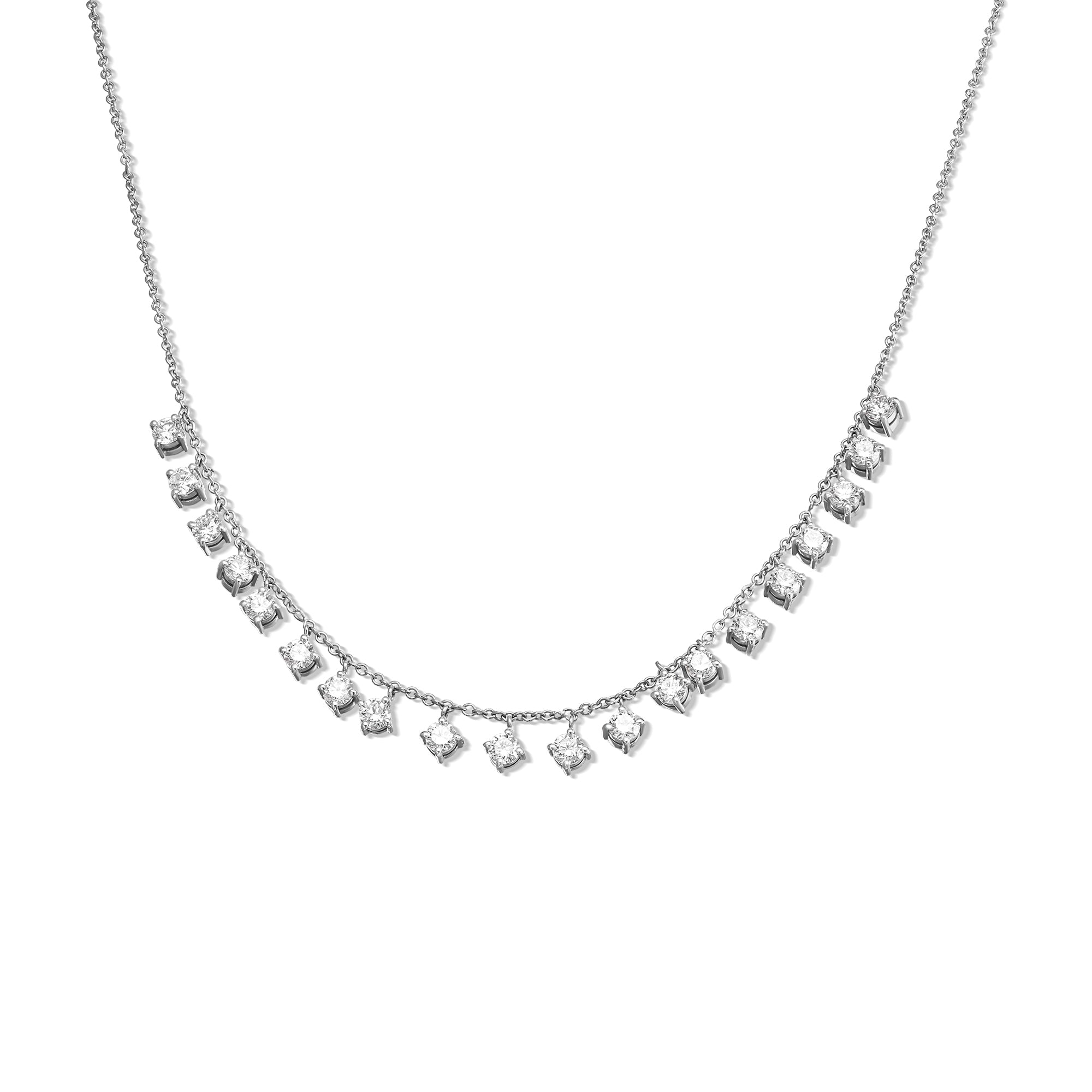 תליון יהלומים עדין