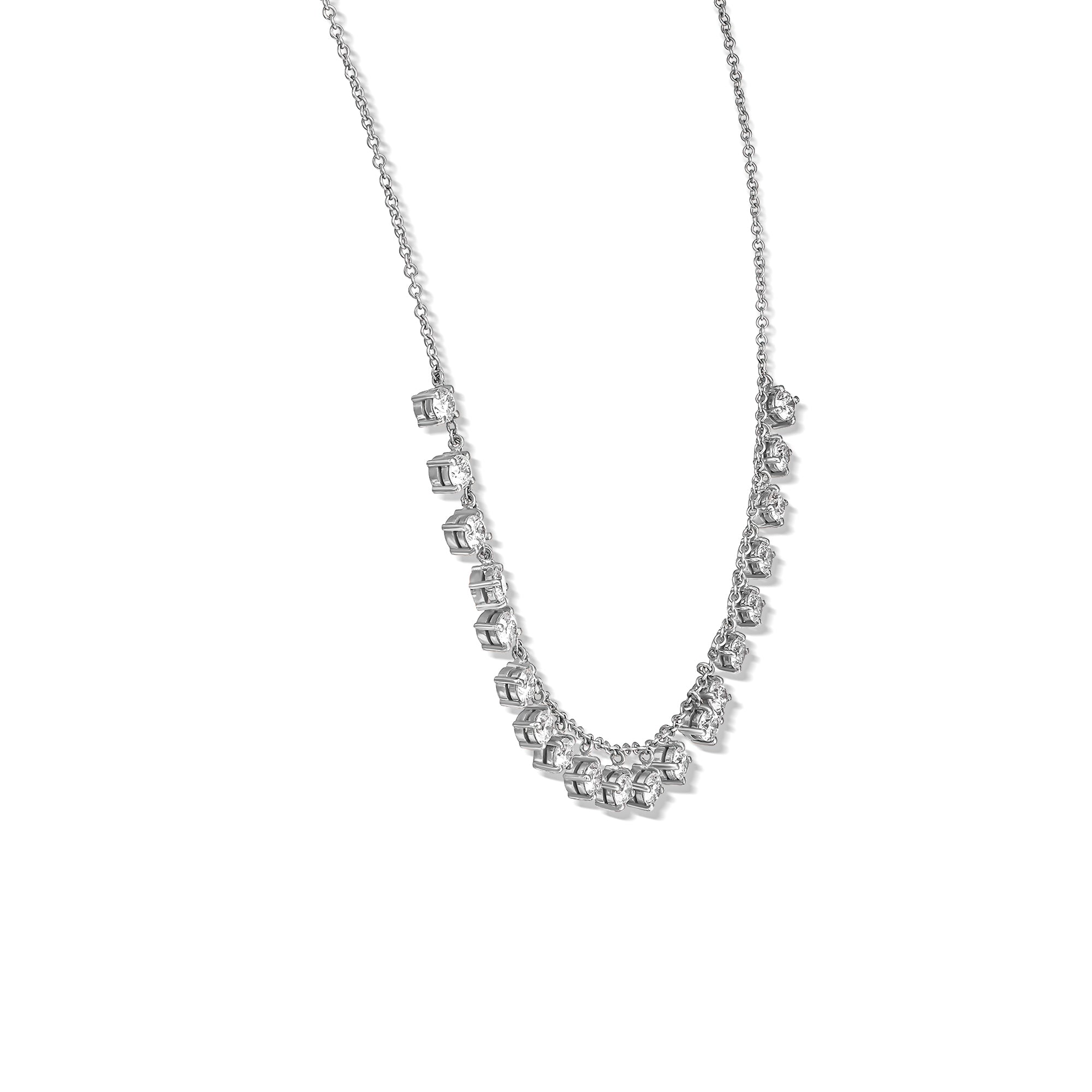 תליון יהלומים עדין