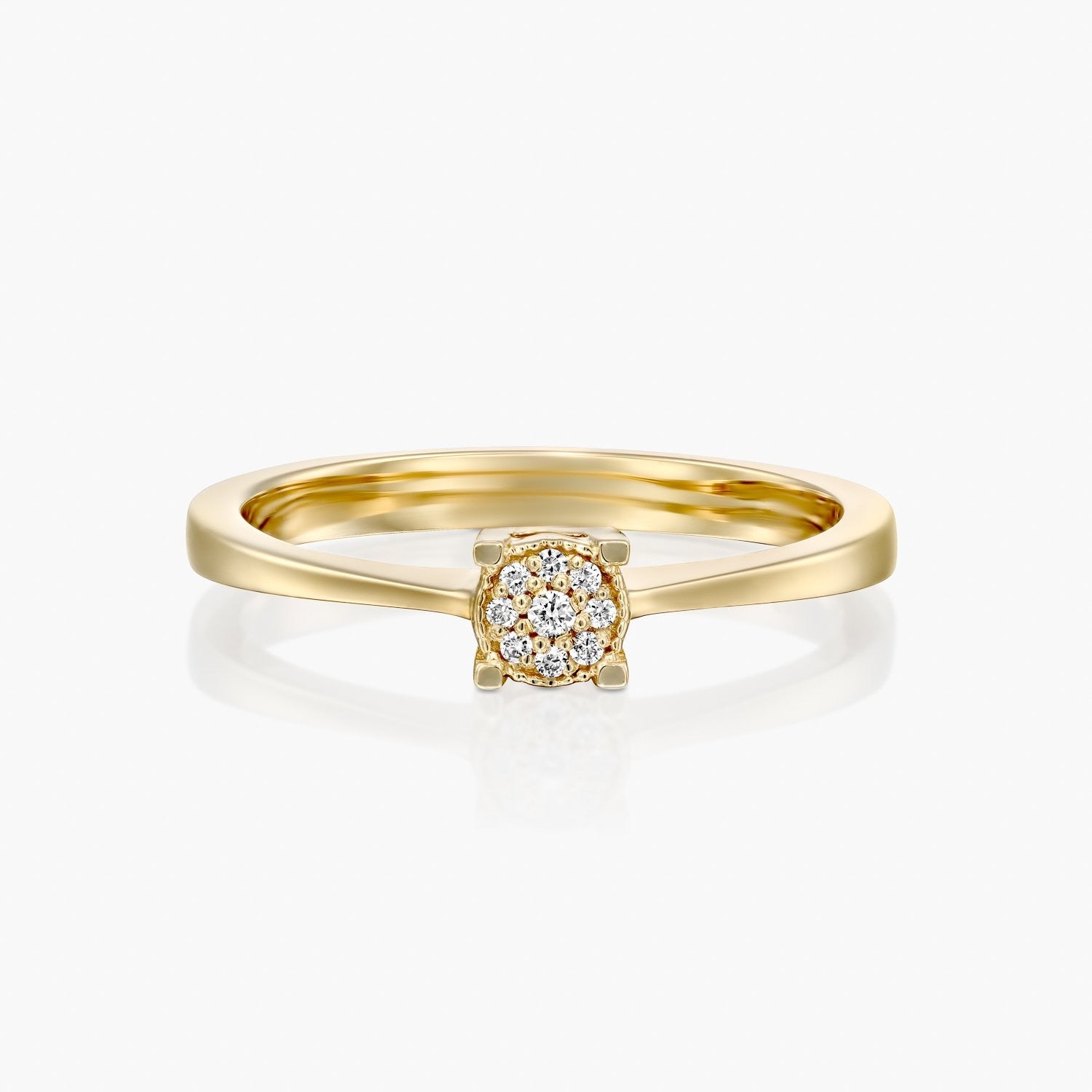 טבעת מעגל עדין - Zoy