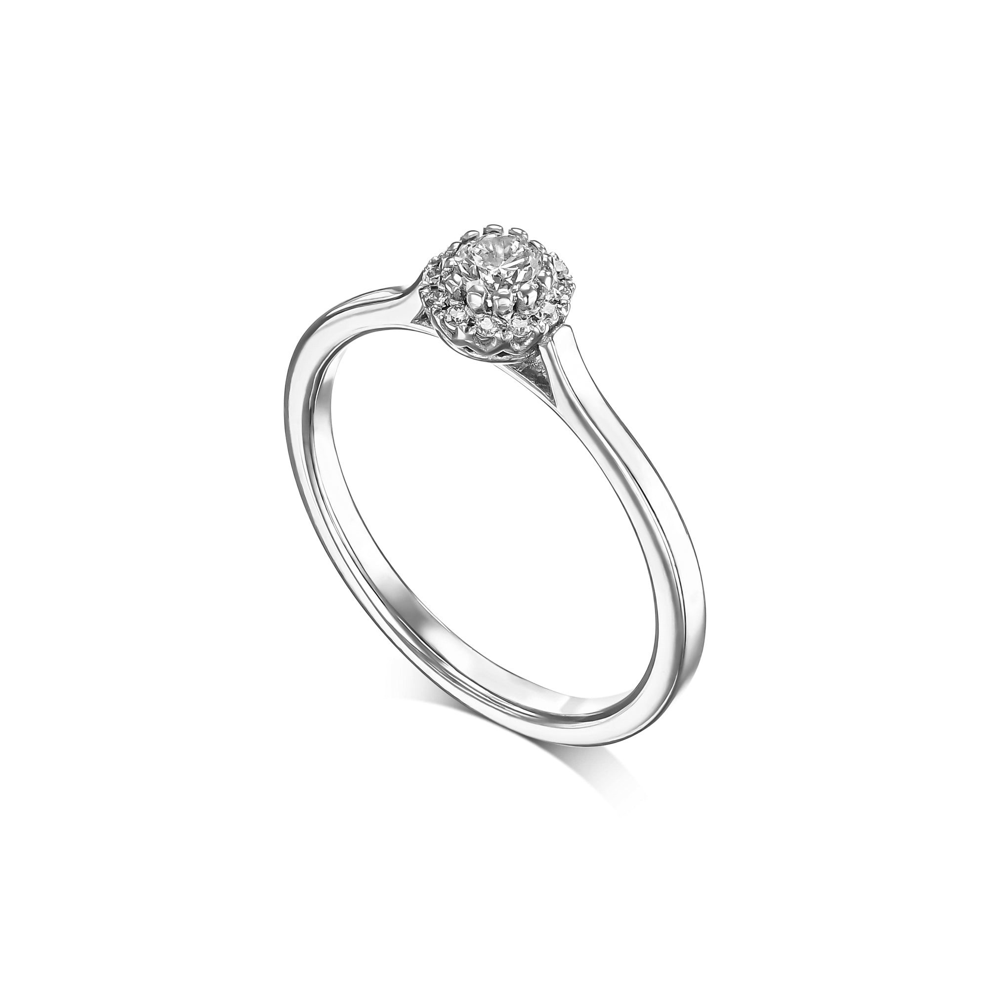 טבעת בעיצוב עגול ועדין