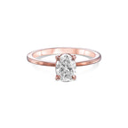 טבעת סוליטר אובל