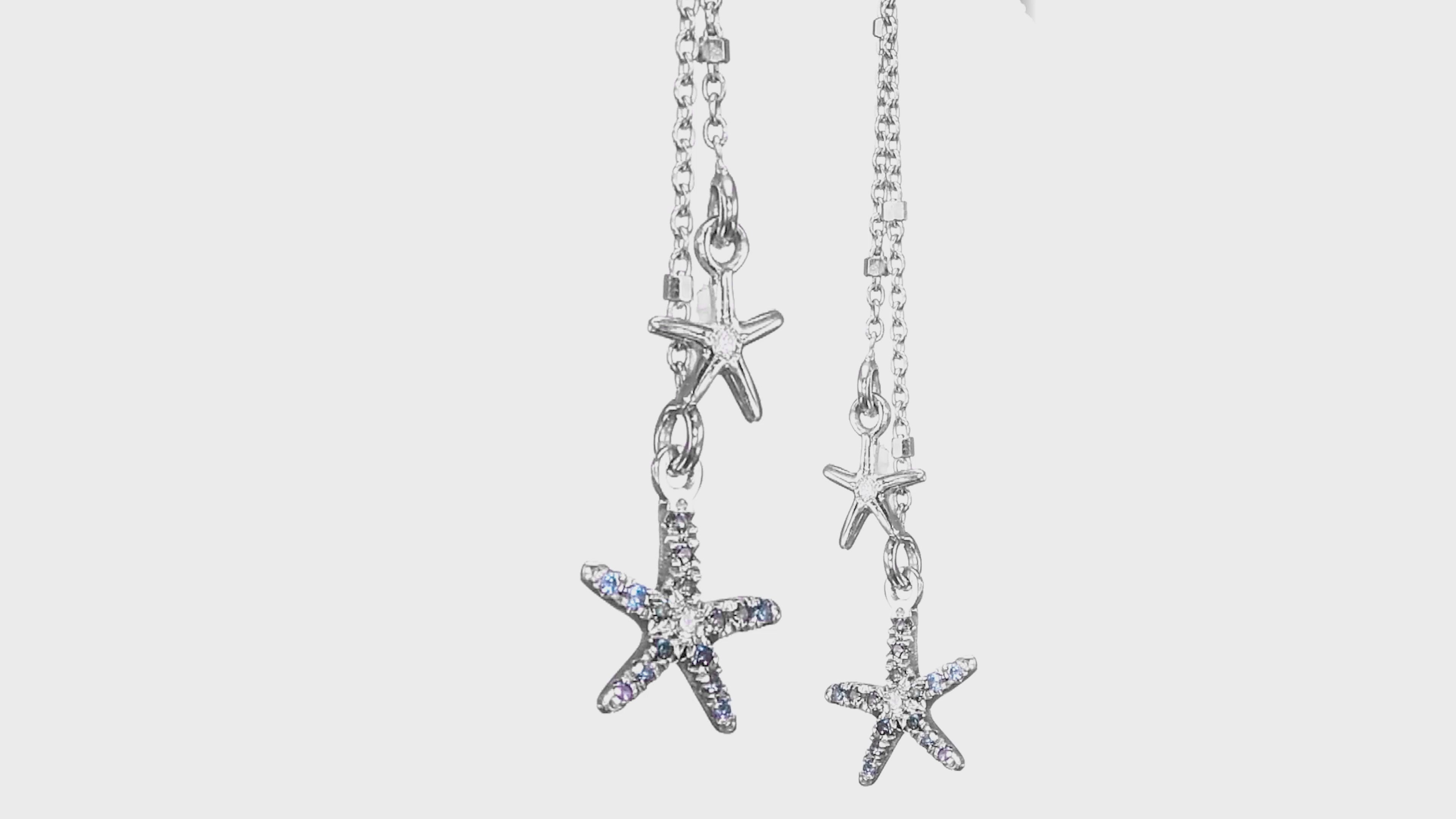 עגילי כוכב תלויים