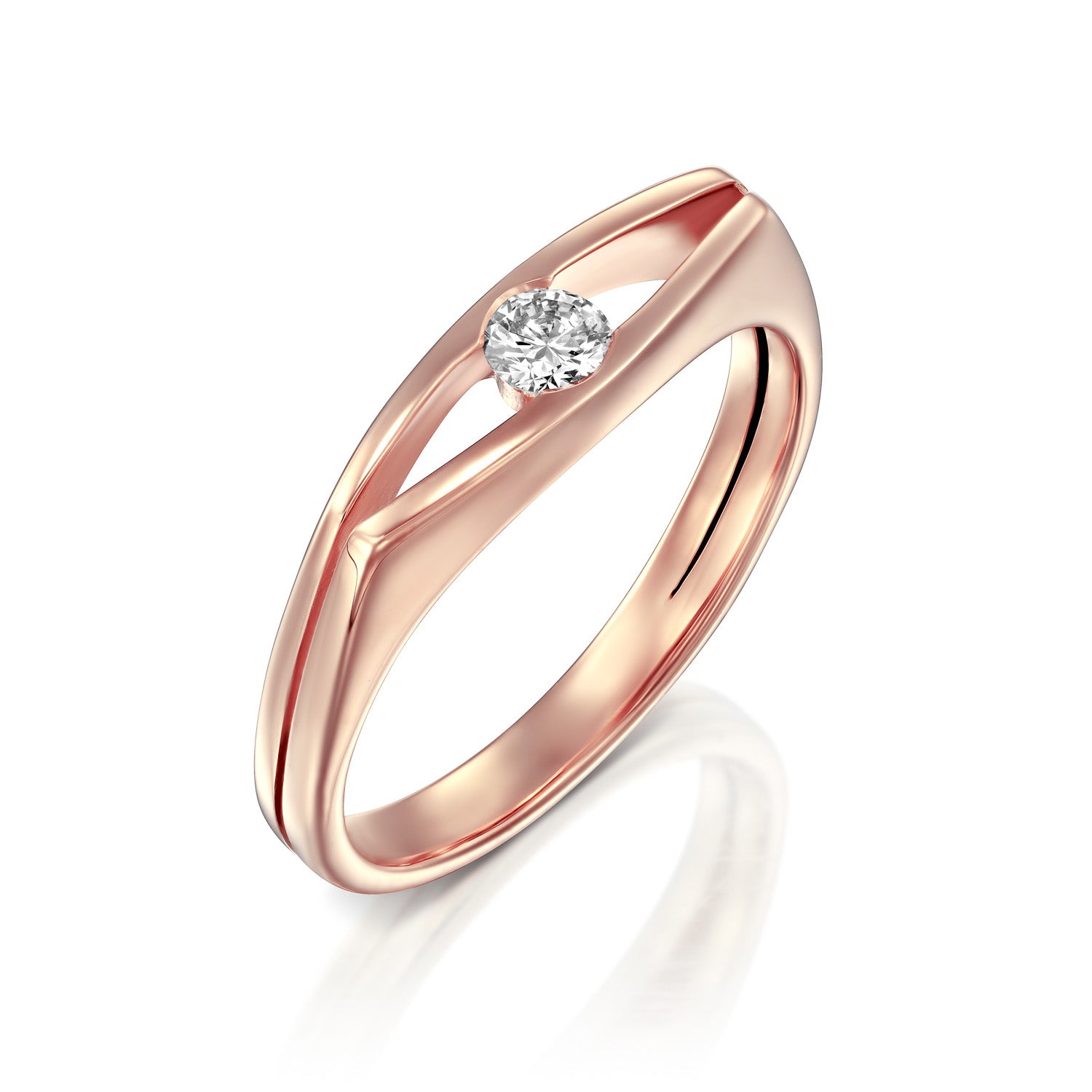 טבעת עין מפוסלת