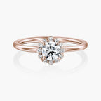 טבעת פרח מנצנץ