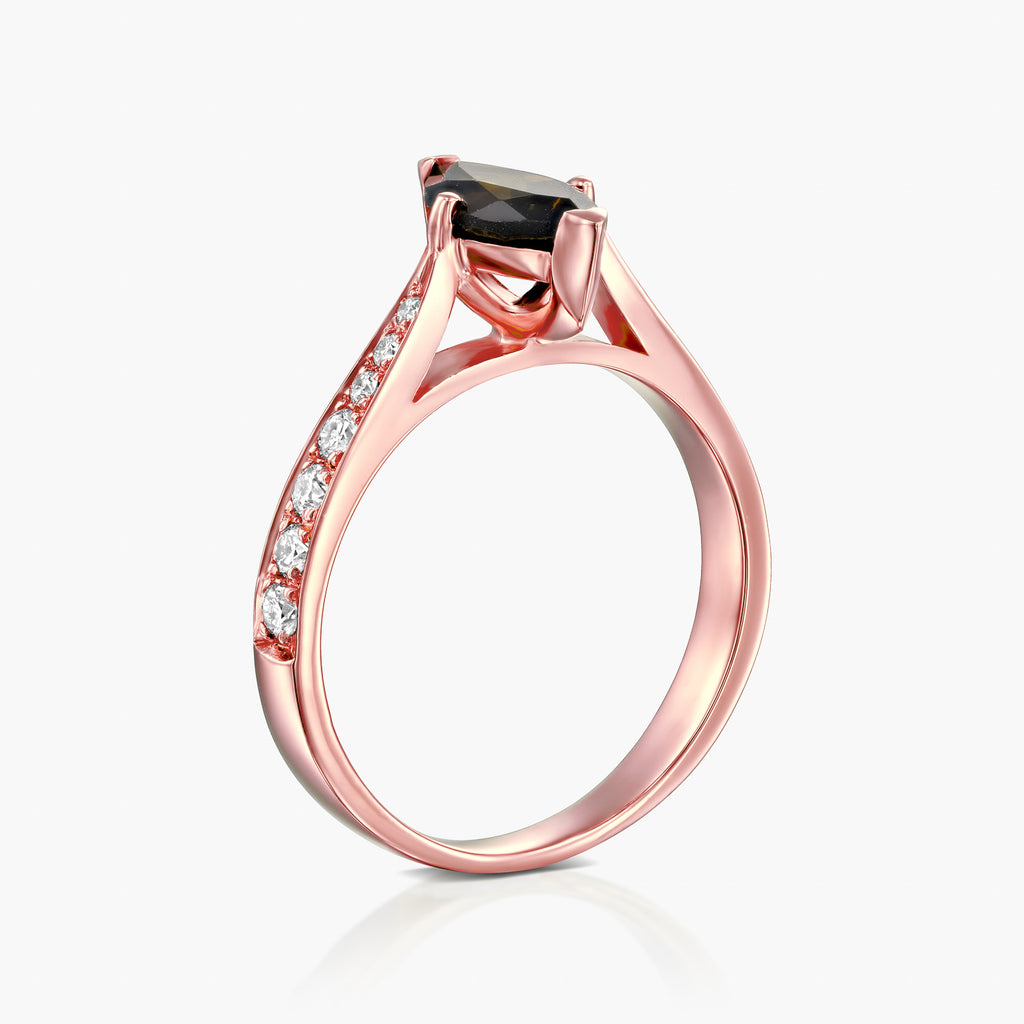 טבעת מרקיזה ירוקה