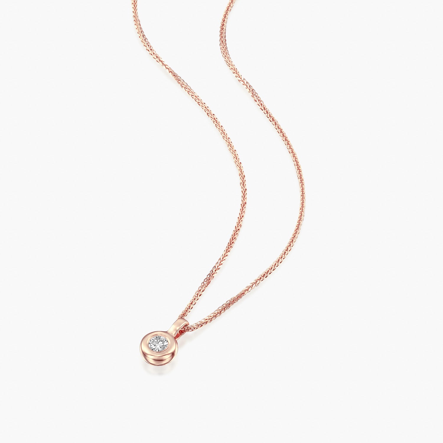 תליון יהלום זהב צהוב