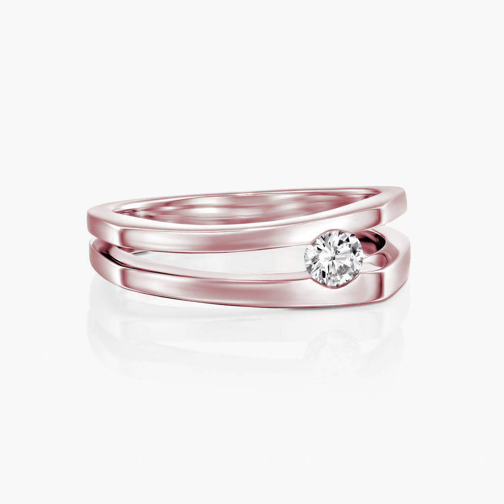 טבעת מלבנית פתוחה