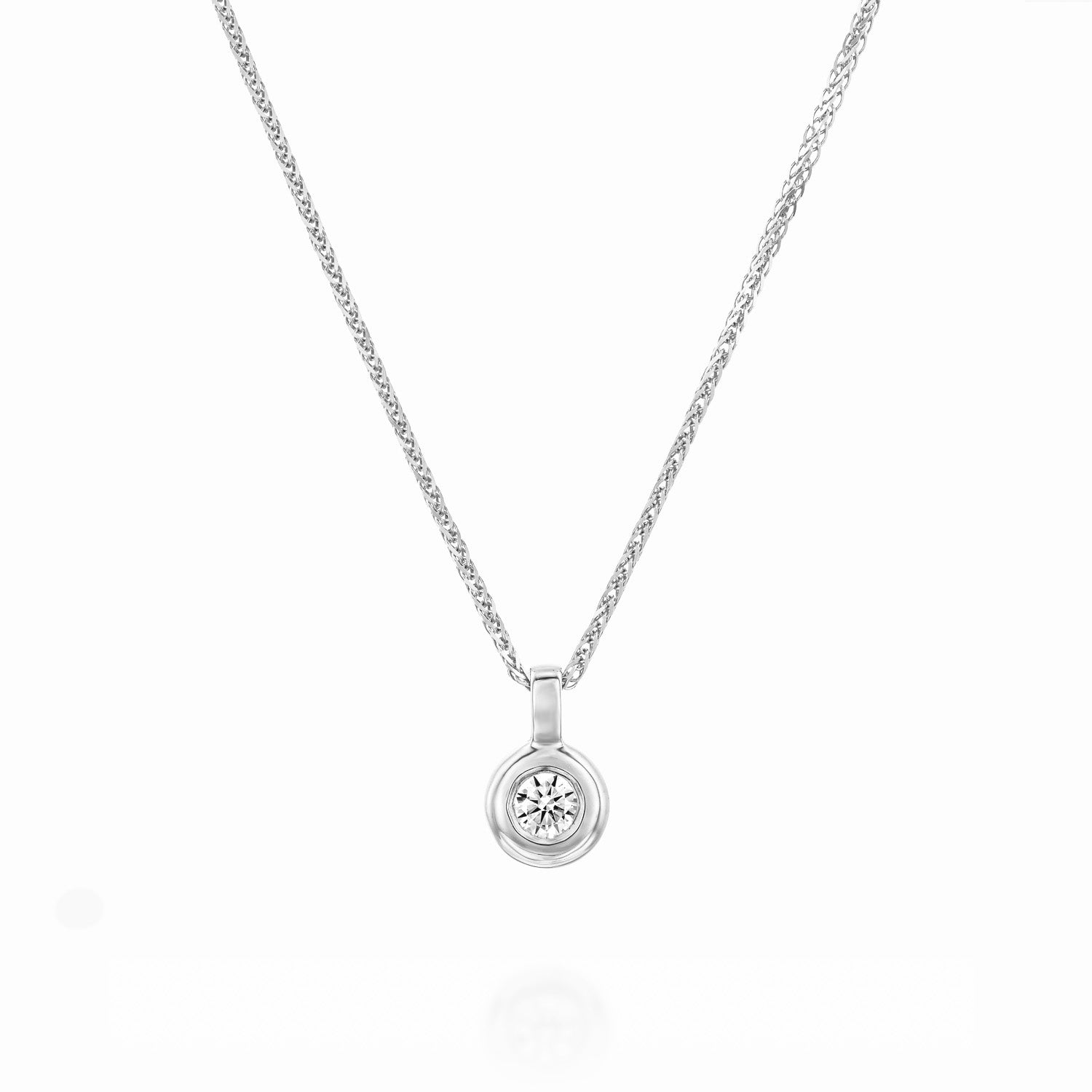 תליון יהלום זהב צהוב