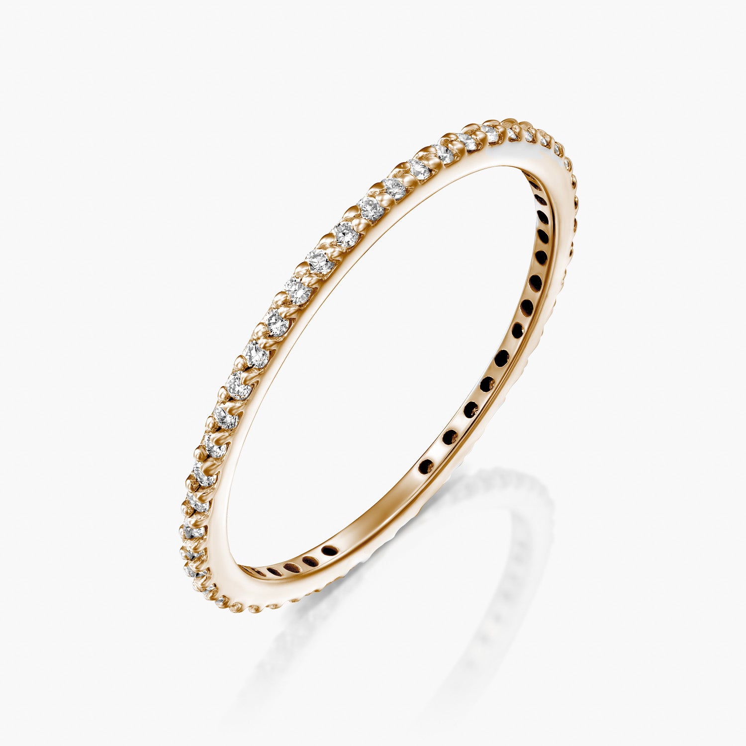 טבעת חישוק יהלומים