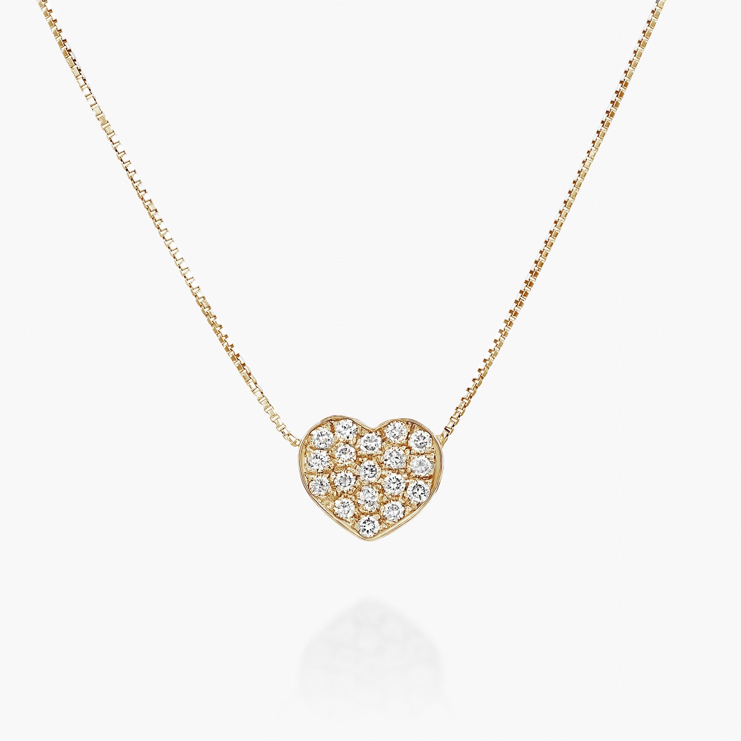 תליון לב שטוח