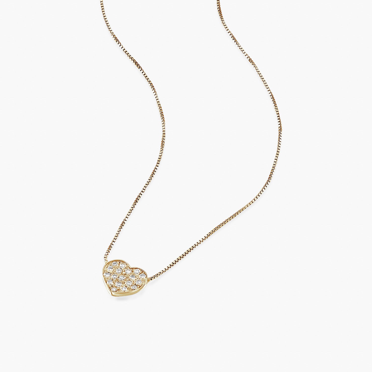 תליון לב שטוח