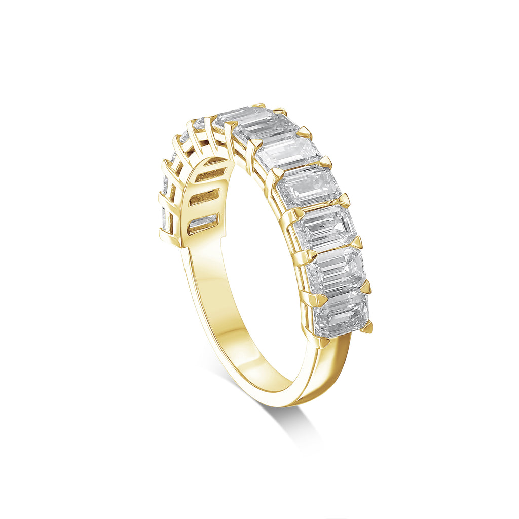 טבעת שורת אמרלד