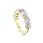 טבעת שורת אמרלד